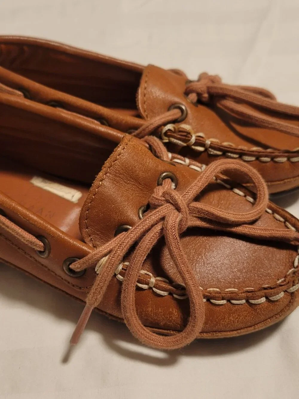 Cole Haan Tan Leather Moccasin Loafers Toddler Boys 8.5Y